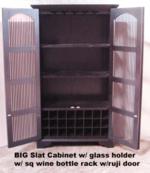 BigSlatCab.W WineRack w glass holder may 09